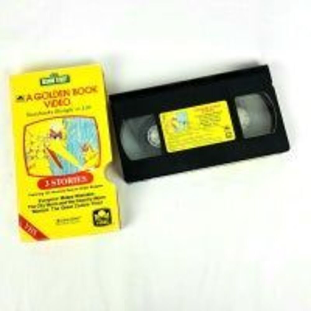 Sesame street Golden Book VHS Tape